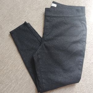 Lane Bryant Women Size 20 Magic Waistband Jeggings Signature Fit High Rise Black